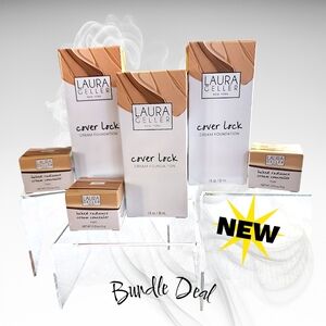 Laura Geller Cover Lock Cream Foundation & Baked Radiance Cream Concealer Sets